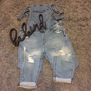 Nature Open Back Overalls Size L